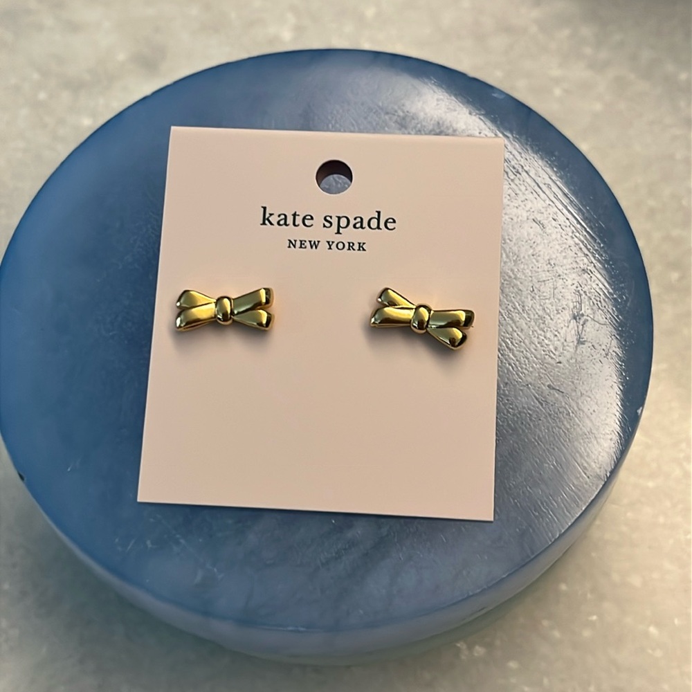 NWT Kate Spade New York Double Bow Earrings